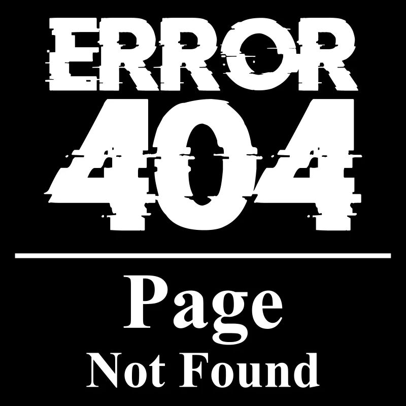 Erreur 404 Page introuvable indiquant un bug Internet de la page