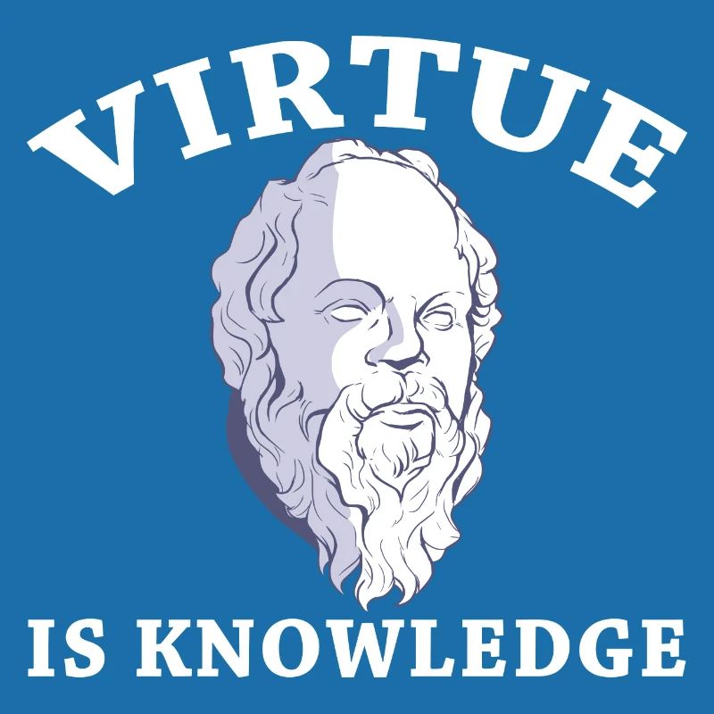 La vertu est la connaissance Socrate Philosophe Buste