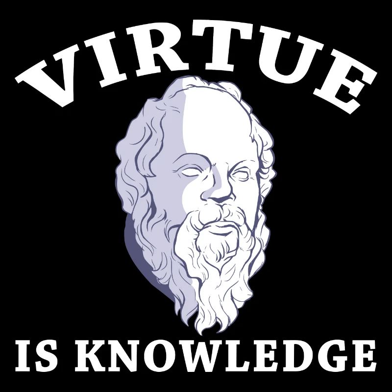 La vertu est la connaissance Socrate Philosophe Buste