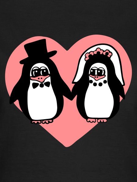 penguin wedding