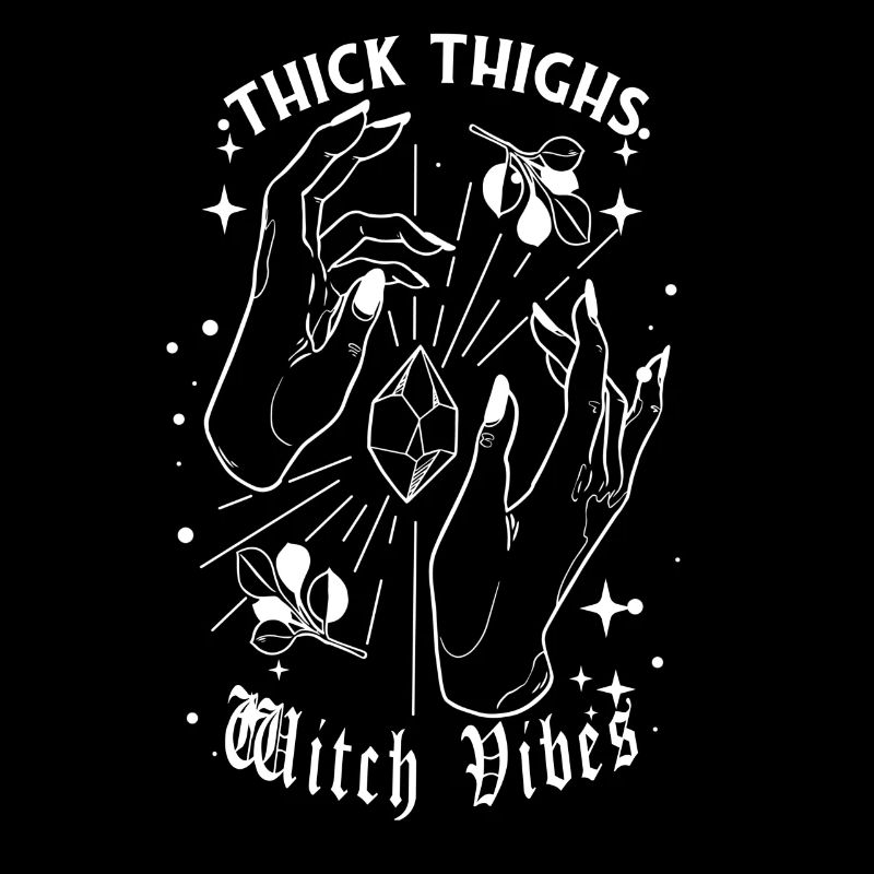 Halloween Witch Witches Thick Thighs Witch Vibes