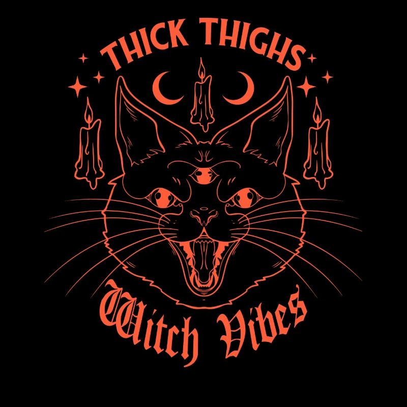Halloween Witch Witches Thick Thighs Witch Vibes