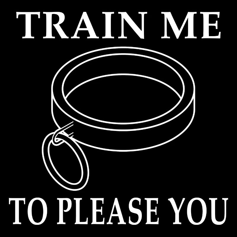 BDSM Halsband Train Me To Please You Sub Geschenk