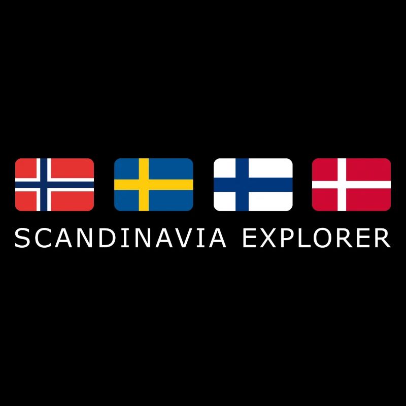 SCANDINAVIA EXPLORER white-lettered