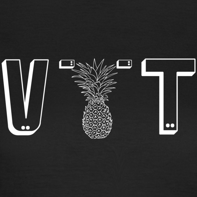 VTT ananas (motif texte VTT avec ananas)