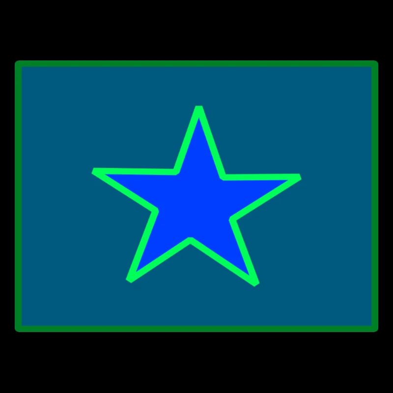 Étoile Vert Bleu