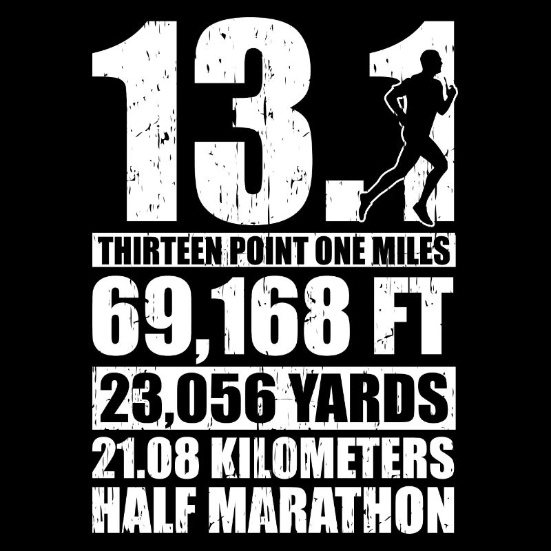 Half marathon 13.1 miles
