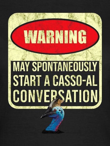 Retro Cassowary Bird Vintage Cassowaries