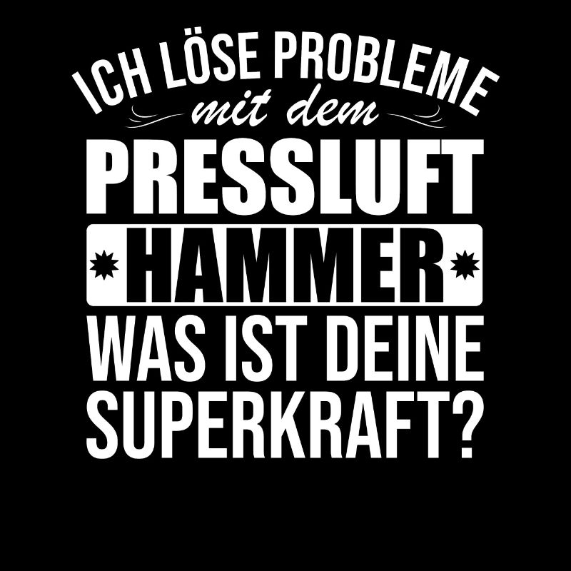 Ich Löse Probleme Mit dem Presslufthammer Straßenb