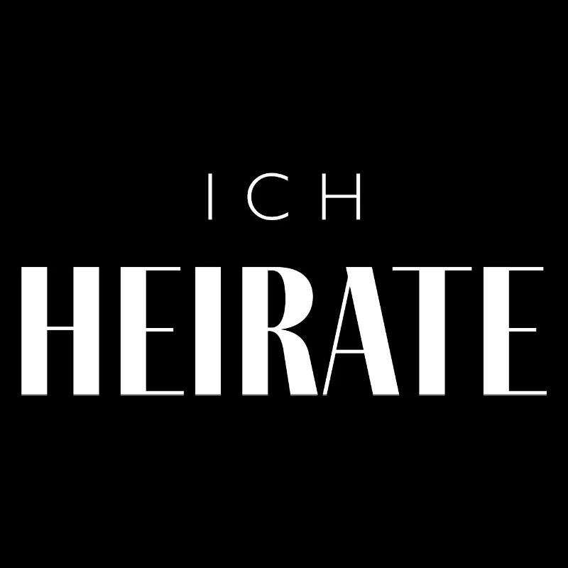 Ich heirate – Minimalistisch, aber bedeutungsvoll