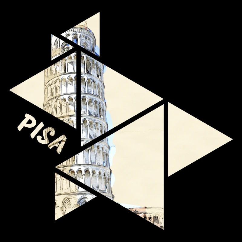 Ardoise Tour de Pise
