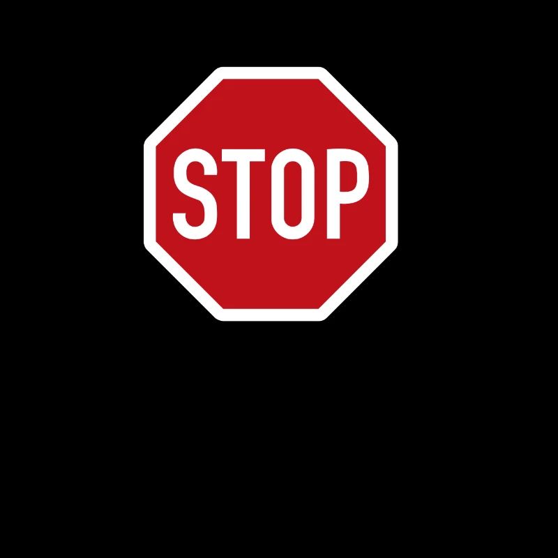 Stop stop panneau de signalisation