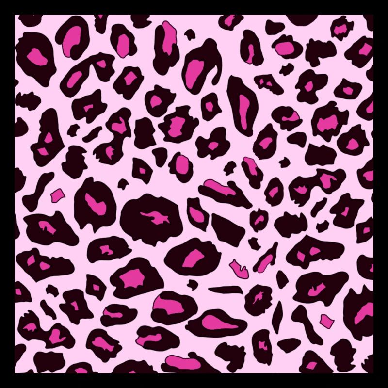 Motif imprimé léopard rose - taches de guépard