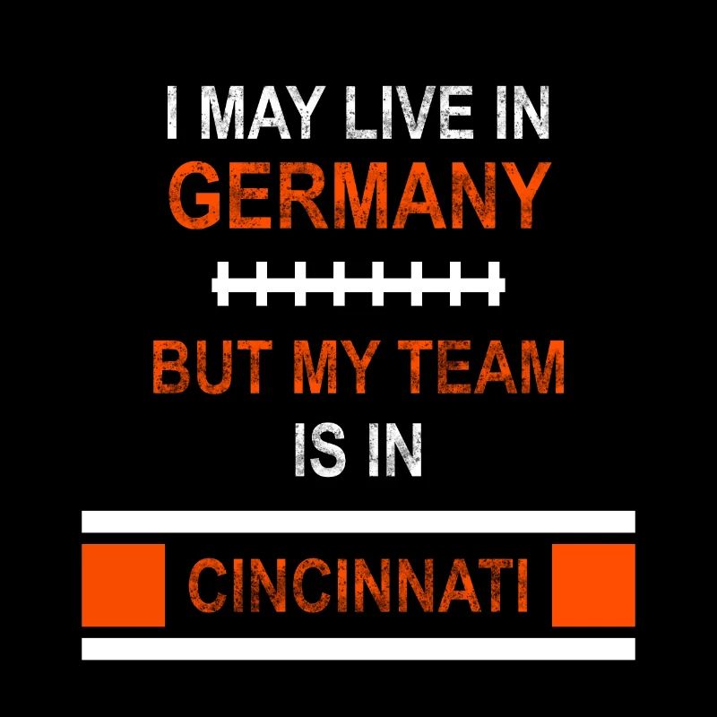 My team is in Cincinnati | Bengal's fan design