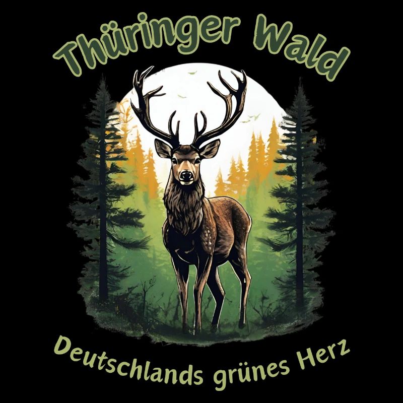 Thuringia-Germany's Green Heart Deer