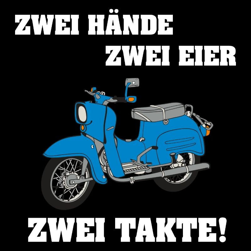 Zwei Hände zwei Eier 2 Takte Zweitakter