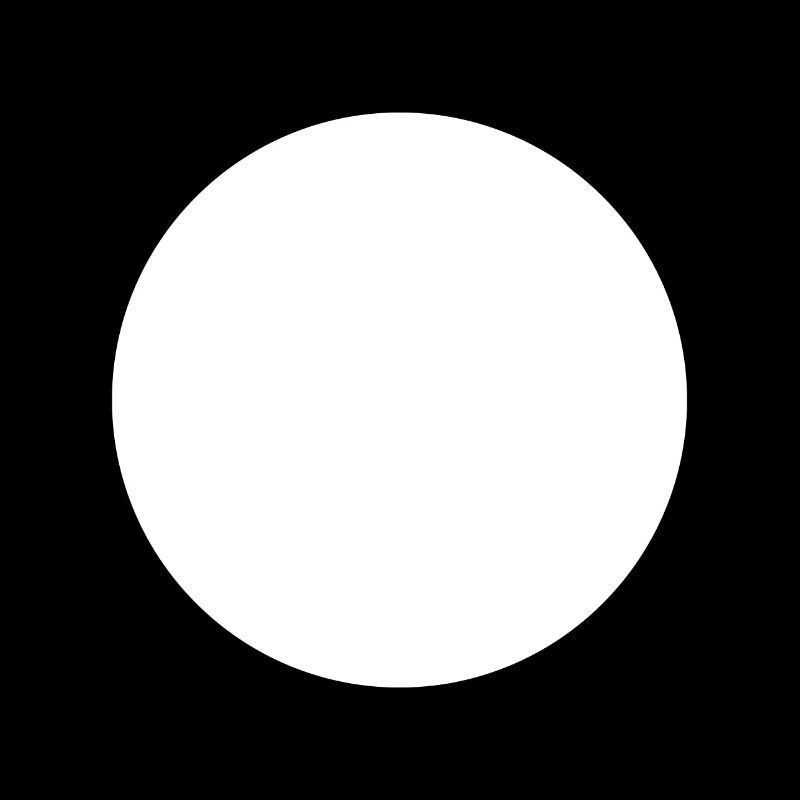 White Round White Dot White Circle