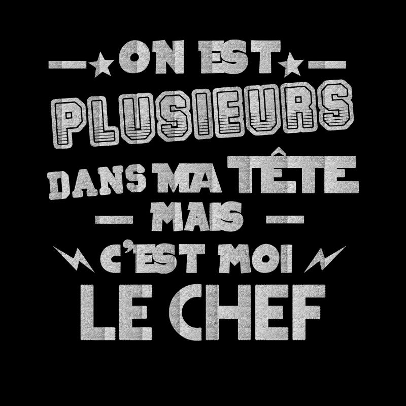 plusieurs dans ma tête mais c'est moi le chef
