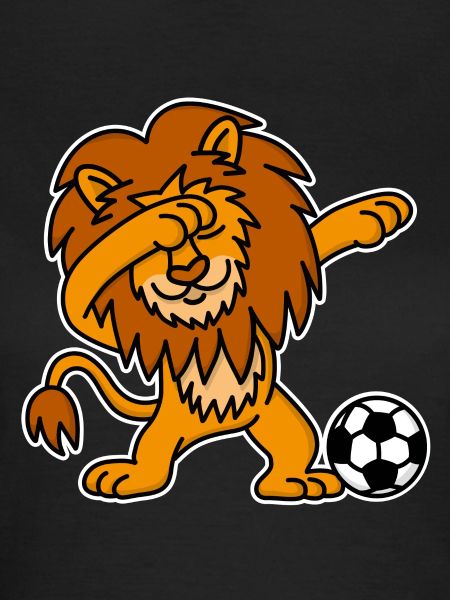 Funny Holland EM Dab løve Orange fodbold