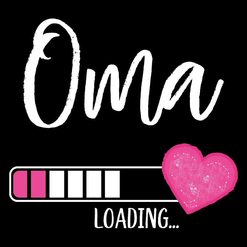 Oma Loading Herz Enkelin Mädchen Werdende Oma