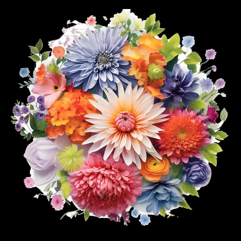 Couronne magique fleur colorée
