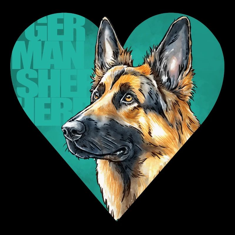 German Shepherd Portrait