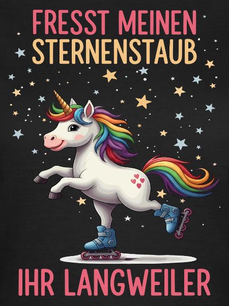 Rollschuh Einhorn