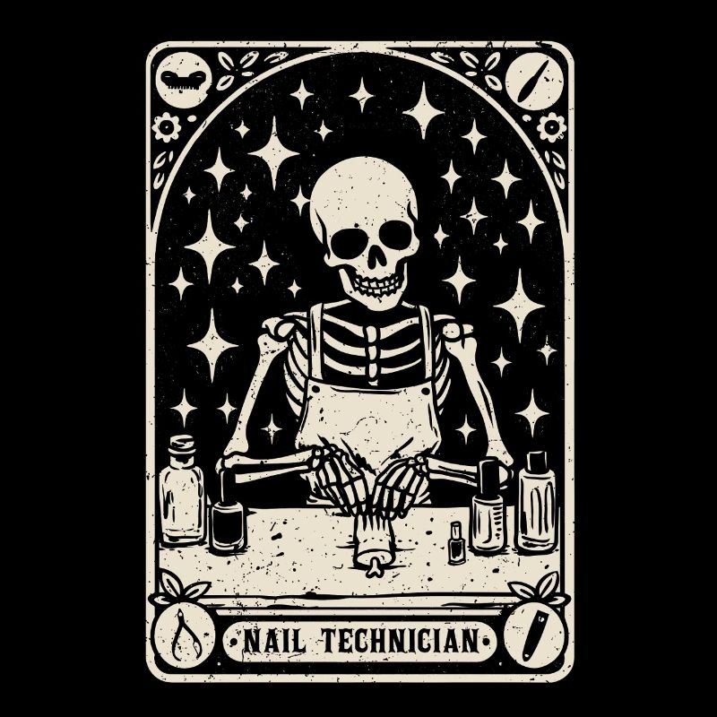 Nail Designer Nail Technician Tarot Card