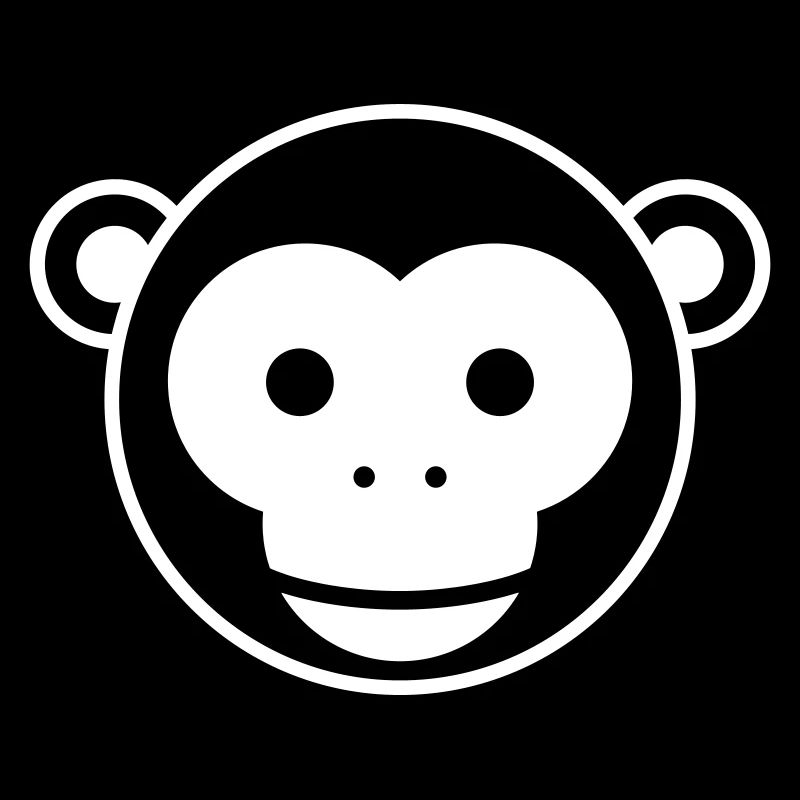 Monkey Head – Cute Monkey Face Cartoon