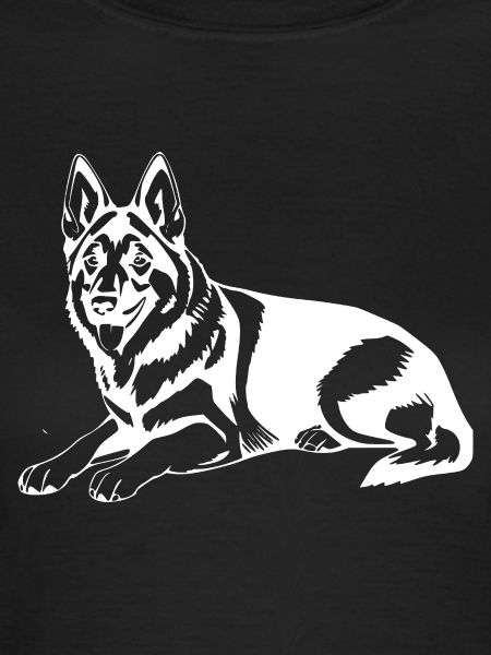 Schäferhund weiß German Shepherd Geschenk