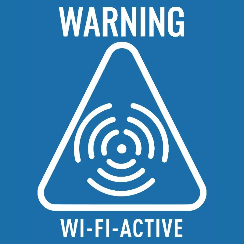 WiFi Active Warning Triangle