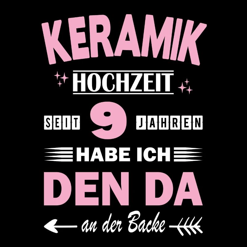 Keramikhochzeit 9 Hochzeitstag Jahrestag Ehefrau