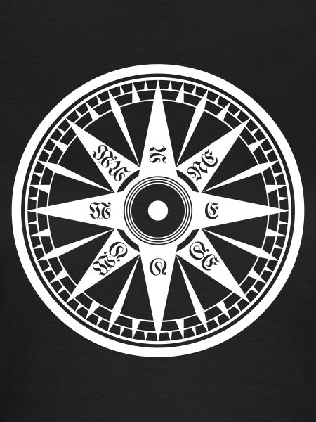 Kompass / Compass – Windrose, Schiffskompass