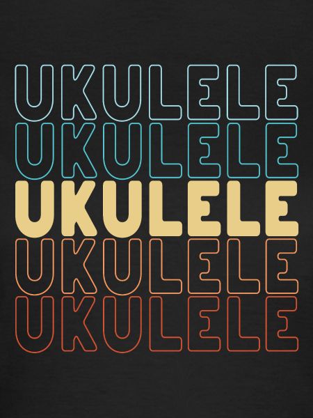 Ukulele typography