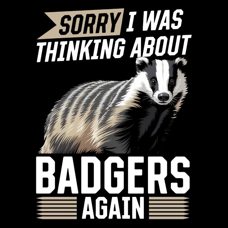Funny Animal Badger