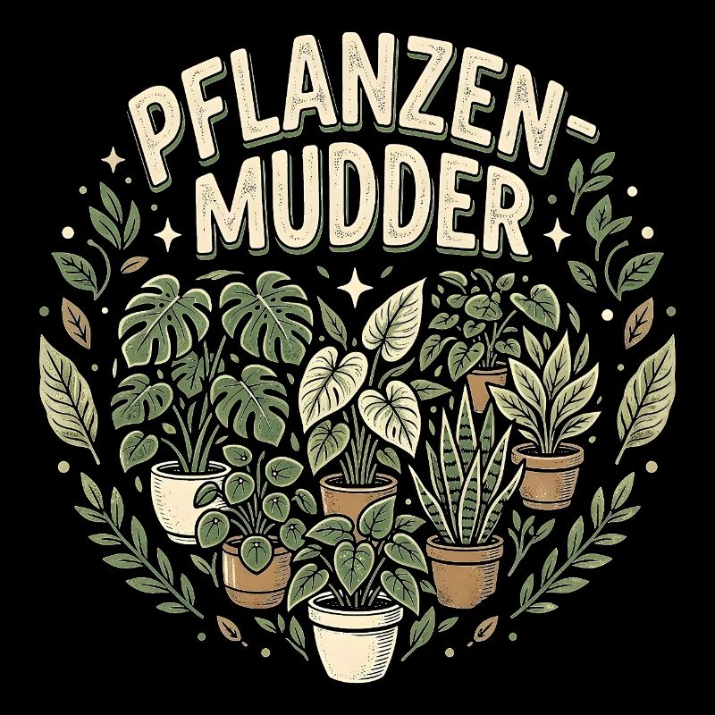 Pflanzenmudder - Retro Urban Jungle Geschenk