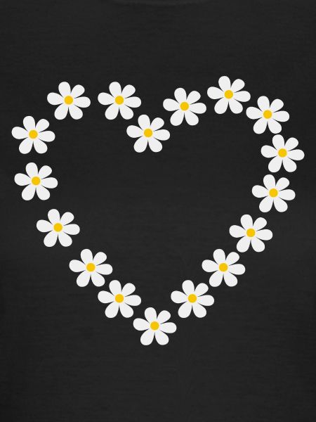 Gänseblümchen Herz Design