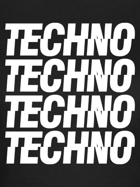 Techno music logo