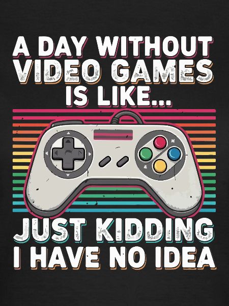 Retro Controller Humor Rainbow