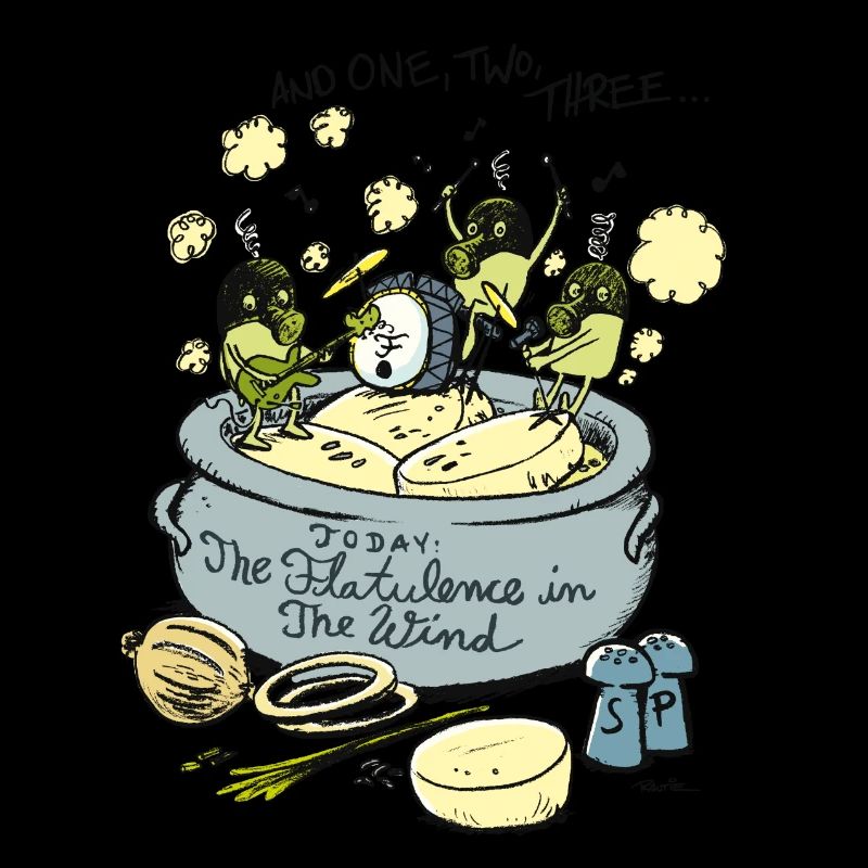 La flatulence dans le vent