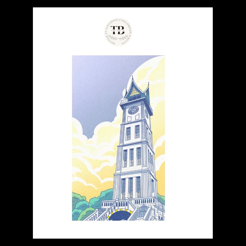 Blue Clock L