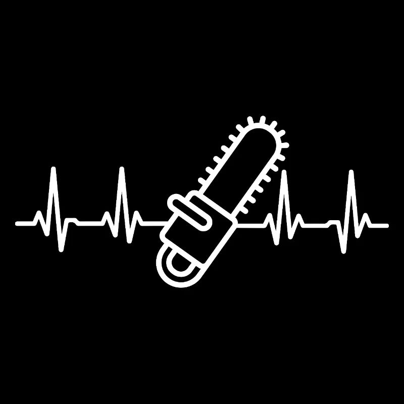 Lumberjack Heartbeat Chainsaw Lumber Logger