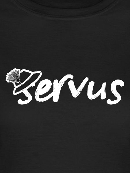 Servus Gruß mit Trachtenhut