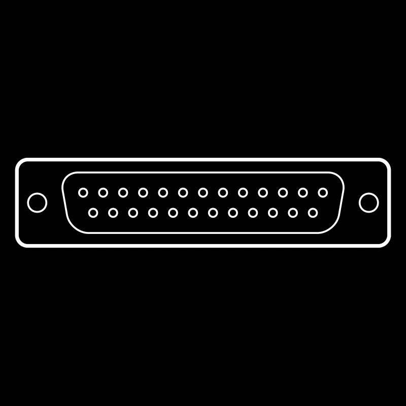 DB 25 Connector Parallel, Drucker
