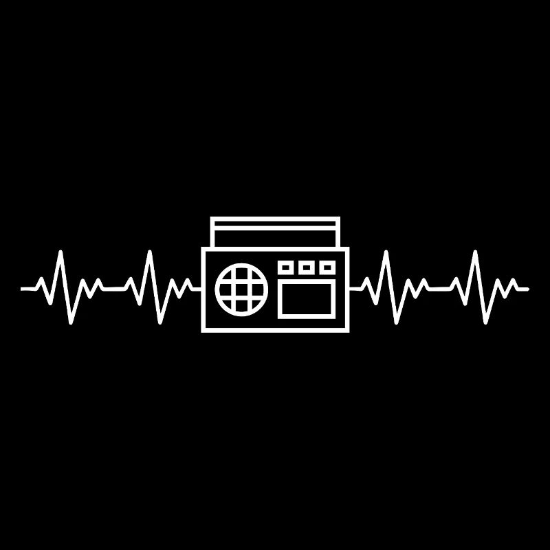 Ghetto blaster ECG battement de cœur