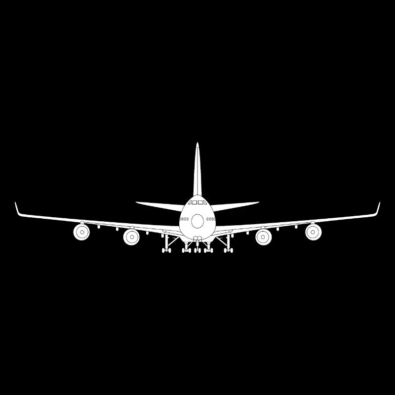 Jumbo jet en blanc! Projet d'idée cadeau de feu