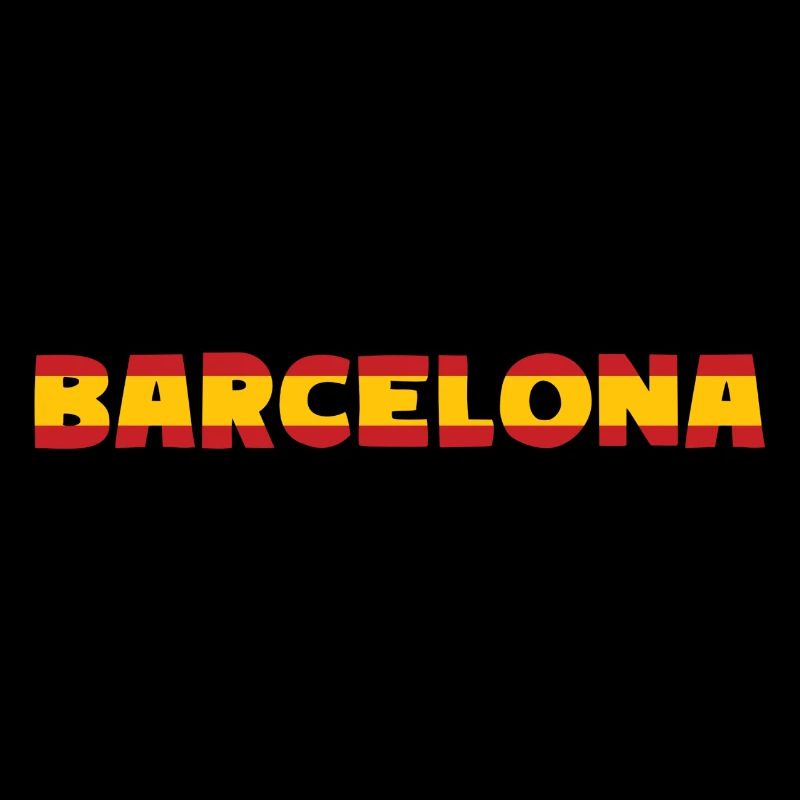 Barcelone Drapeau espagnol