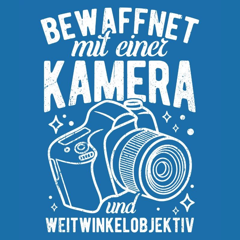 Bewaffnet mit einer KAMERA und WEITWINKELOBJEKTIV