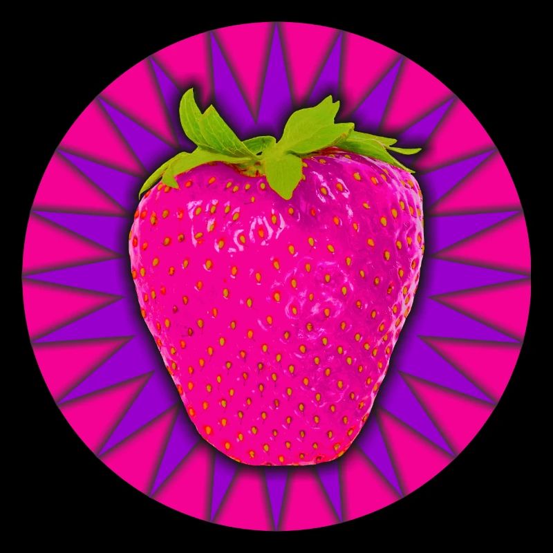 Erdbeere pink