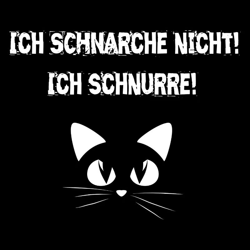 Ich schnarche nicht - ich schnurre!
